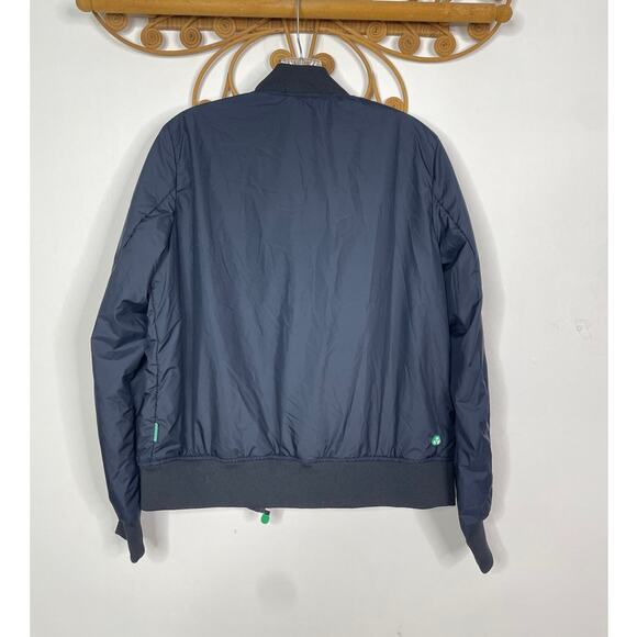 Save The Duck Burn Recycled Bi-Material "Down" packable jacket women's L - Picture 3 of 10